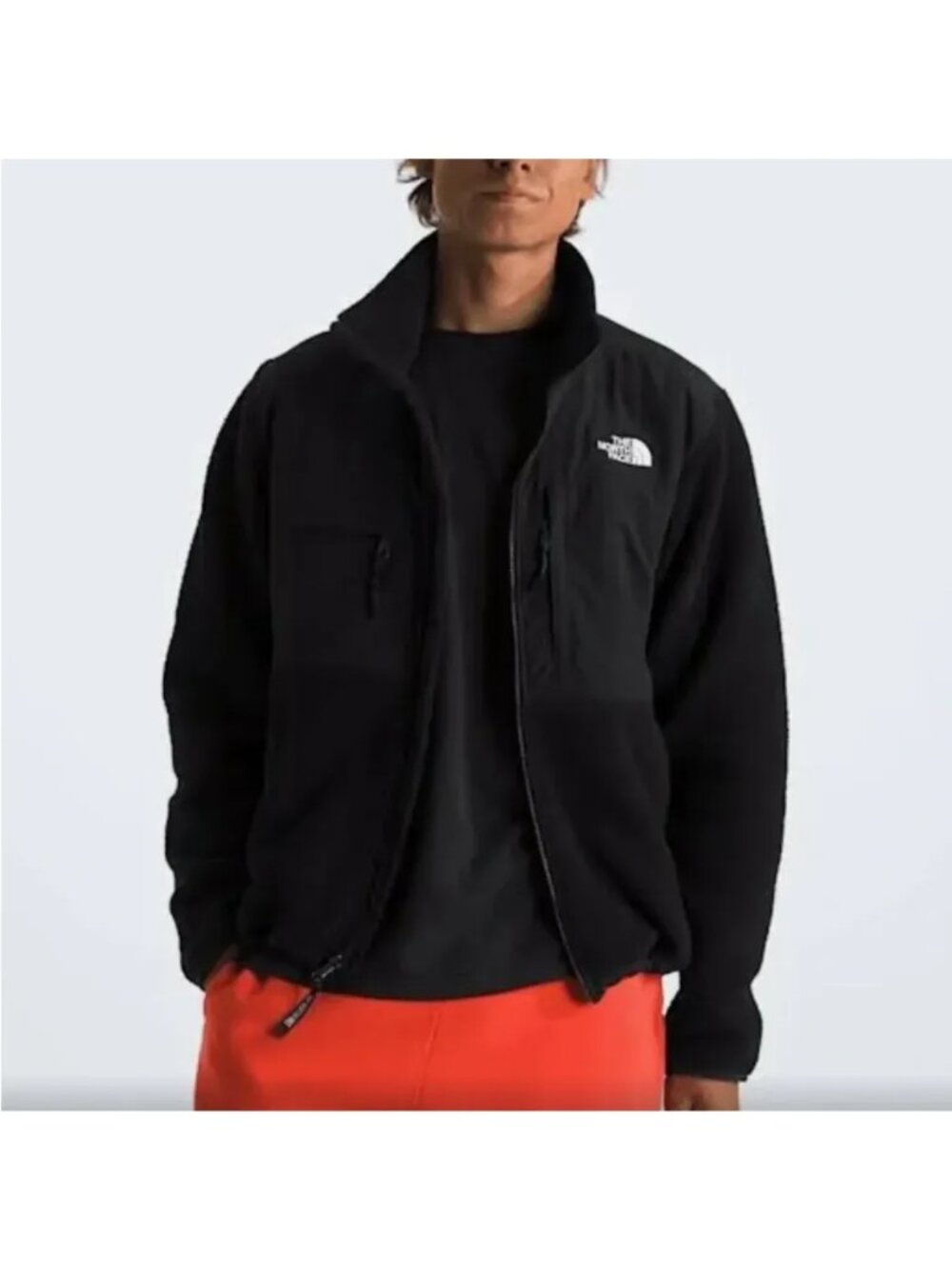 The North Face Black Denali Fleece Zip Up jacket Men Size XL